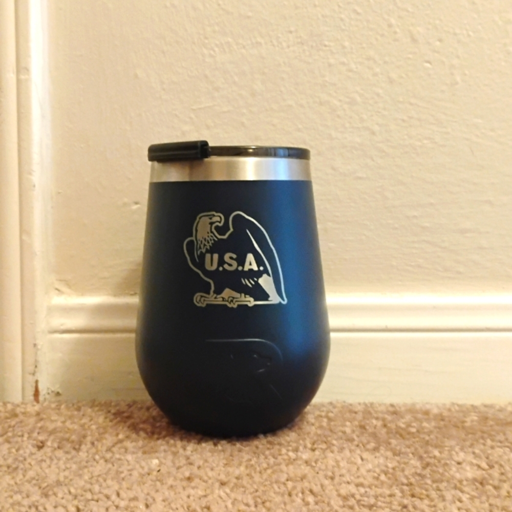 USA Eagle Insulated Tumbler - Black